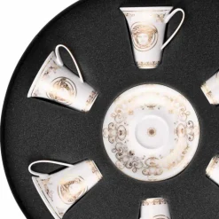 Rosenthal Versace Medusa Gala set tazze espresso 6 pezzi in porcellana