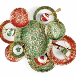 Rosenthal Versace Medusa Garland Green Piatto di Natale 33 cm - Christmas