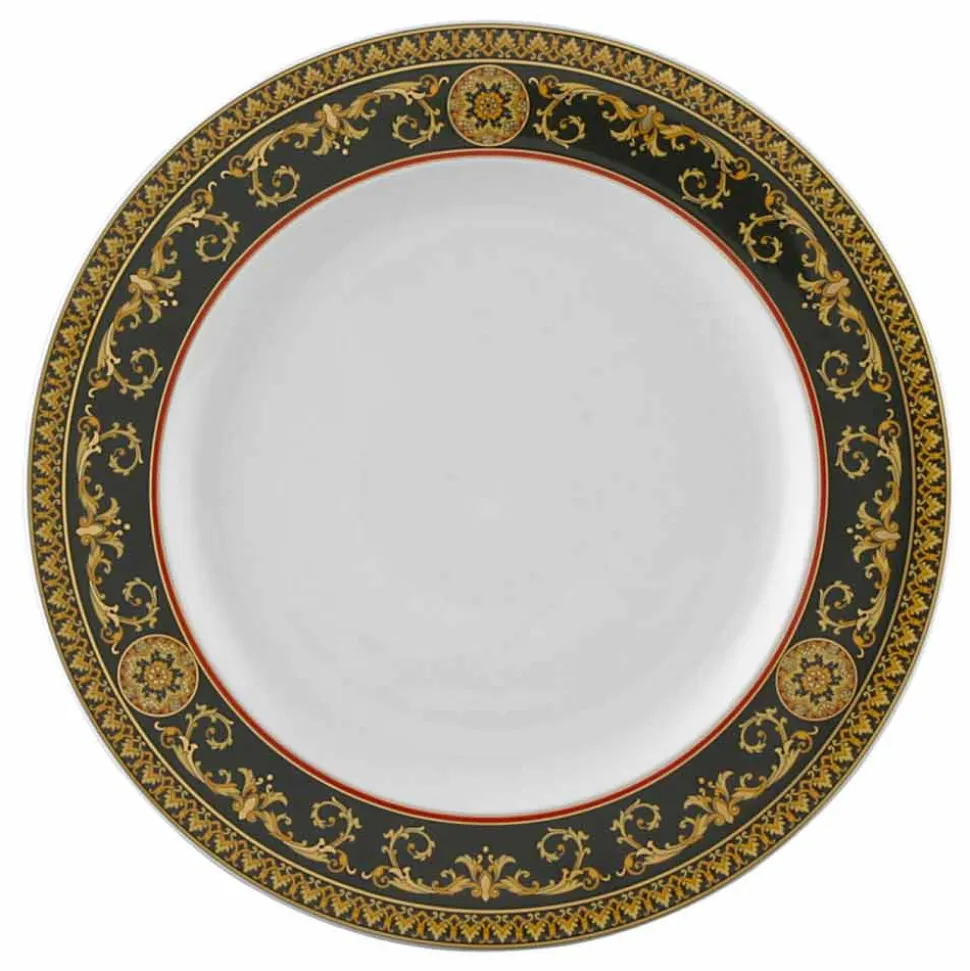 Rosenthal Versace Medusa Rosso Piatto piano 27cm in porcellana