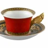 Rosenthal Versace Medusa Rosso Tazza da tè  moderno design  porcellana