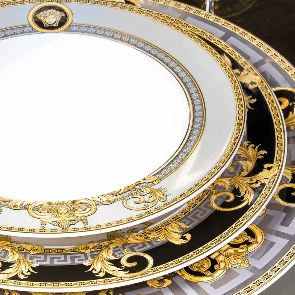 Rosenthal Versace Prestige Gala 4 Piatti Piani Diametro 17 cm - Prestige