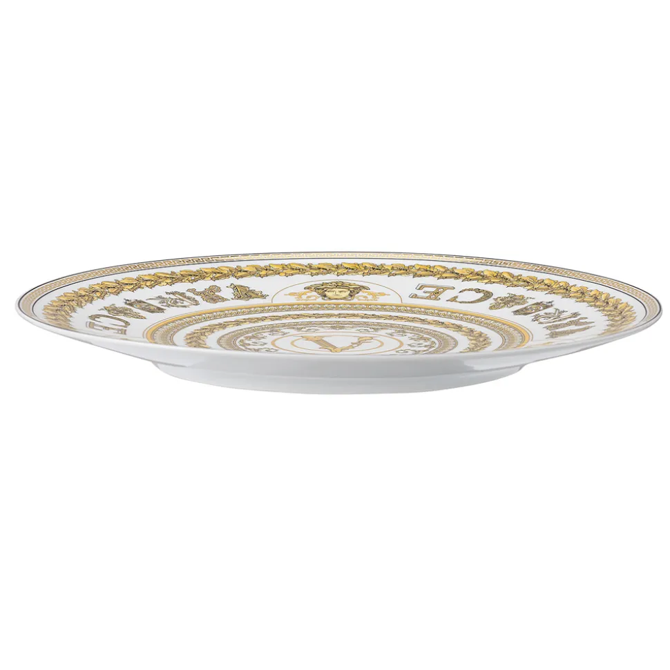 Rosenthal Versace Virtus Gala Piatto Segnaposto Diametro 33 cm in Porcellana - Barocco