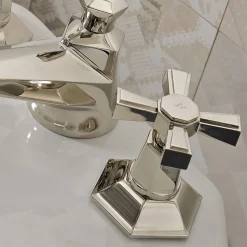 Rubinetteria Bidet Design 3 Fori in Ottone Stile Vintage Made in Italy – Silvana