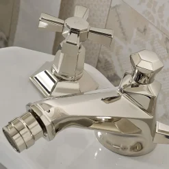 Rubinetteria Bidet Design 3 Fori in Ottone Stile Vintage Made in Italy – Silvana