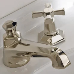 Rubinetteria Lavabo da Appoggio Design VIntage in Ottone Made in Italy – Silvana