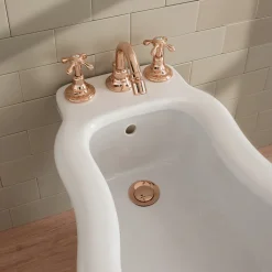 Rubinetteria per Bidet a 3 Fori Stile Vintage in Ottone Made in Italy – Klarisa