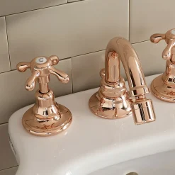 Rubinetteria per Bidet a 3 Fori Stile Vintage in Ottone Made in Italy – Klarisa
