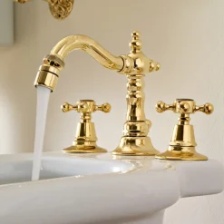 Rubinetteria Vintage da Bidet a 3 Fori in Ottone Vintage Made in Italy – Ursula
