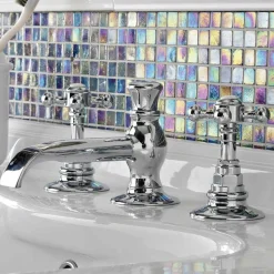 Rubinetteria Vintage da Lavabo a 3 Fori in Ottone Vintage Made in Italy – Elisea