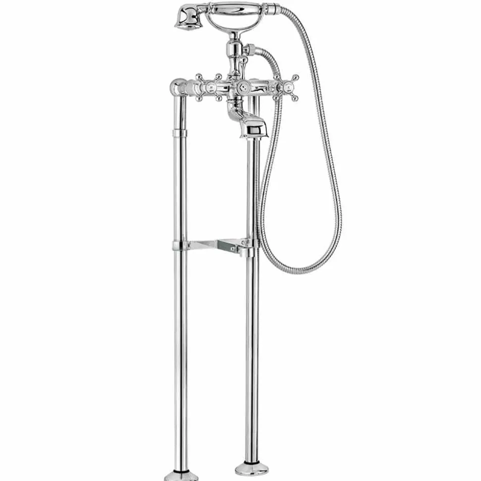Rubinetto Classico per Vasca su Colonnine in Ottone Made in Italy - Enriko