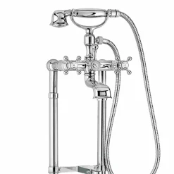 Rubinetto Classico per Vasca su Colonnine in Ottone Made in Italy - Enriko