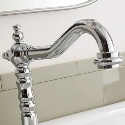 Rubinetto Elettronico Monoforo per Lavabo Stile Classico in Ottone - Noriana