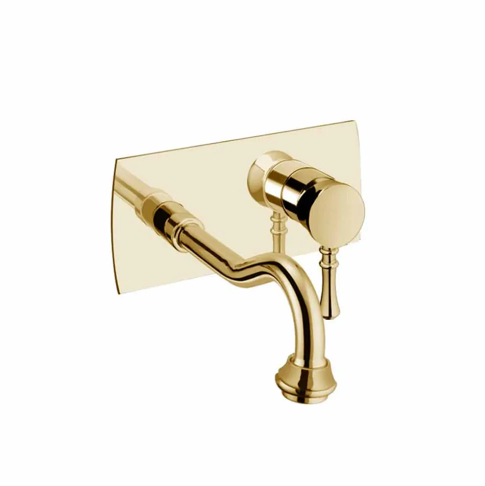 Rubinetto Miscelatore a Muro a Piastra Unica di Design Made in Italy - Neno