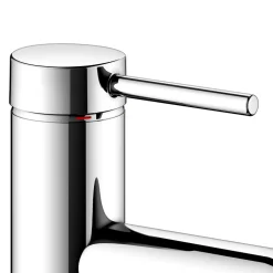Rubinetto Miscelatore Monocomando Lavabo Ottone Design Rotondo - Antilio