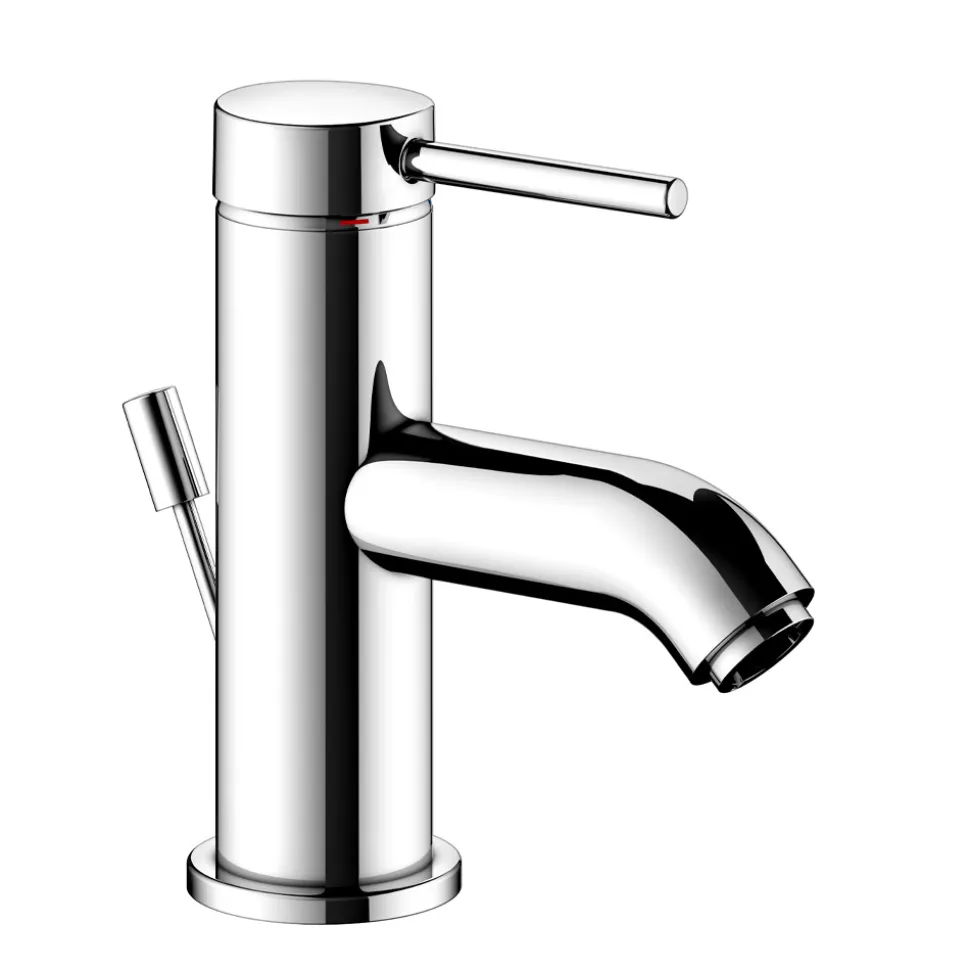 Rubinetto Miscelatore Monocomando Lavabo Ottone Design Rotondo - Antilio