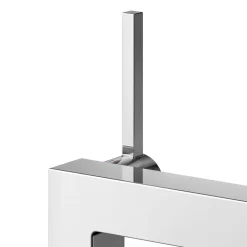 Rubinetto Miscelatore Monocomando per Lavabo in Ottone Cromato - Erik