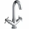 Rubinetto Monoforo Orientabile con Scarico in Ottone Cromo Made in Italy - Zumbo