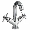 Rubinetto Monoforo per Bidet con Scarico in Ottone Cromato Made in Italy - Zumbo