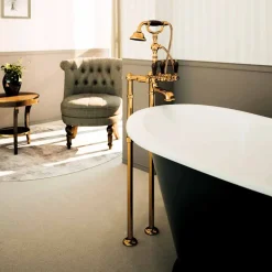 Rubinetto per Vasca Bagno in Ottone Classico Made in Italy - Riko