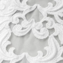Runner in Lino con Pizzo Bianco da Tavolo - Farnese