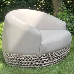 Salotto con Base in Stoffa Intrecciata per Esterni - Pixie