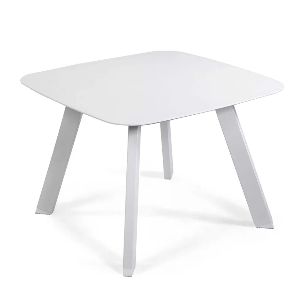 Salotto da Esterno Composto da 2 Poltrone e 1 Tavolino in Alluminio - Righello