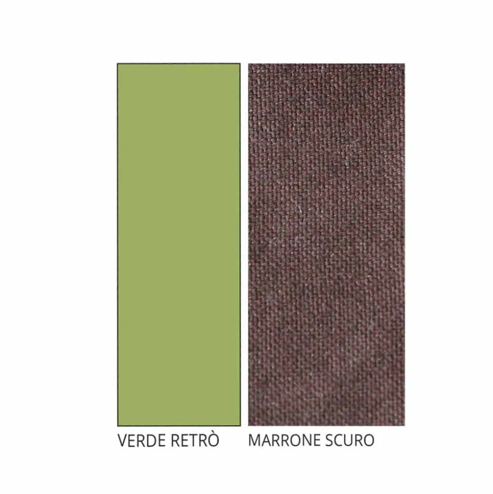 Salotto da Esterno con Struttura in Ferro Artigianale Made in Italy - Melinda