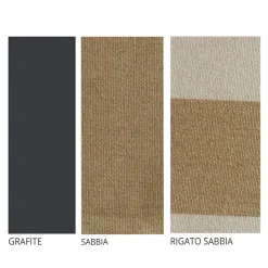 Salotto da Giardino Artigianale con Struttura in Ferro Made in Italy - Lisotto