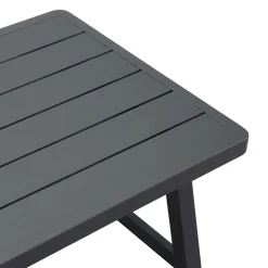 Salotto da Giardino con Divano e Tavolino Realizzati in Alluminio - Etichetta