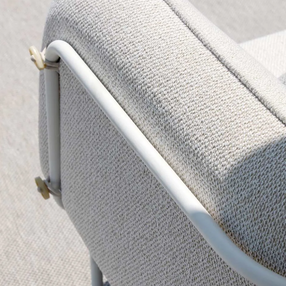Salotto da Giardino con 1 Divano e 2 Poltrone Made in Italy - Fioriera