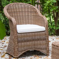 Salotto da Giardino in Alluminio e Intreccio in Polyrattan - Melina