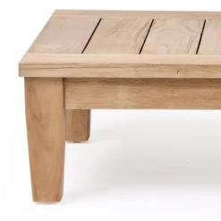 Salotto da Giardino in Legno Teak Naturale Spazzolato - Artes