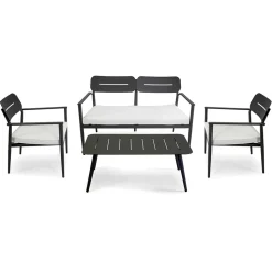 Salotto da Giardino Realizzato in Alluminio di Diverse Finiture - Souvenir