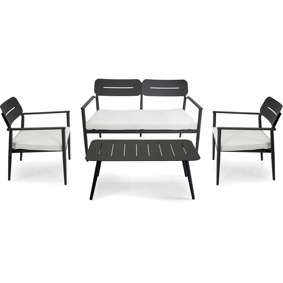 Salotto da Giardino Realizzato in Alluminio di Diverse Finiture - Souvenir