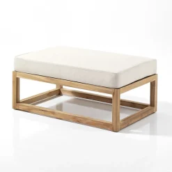 Salotto da Giardino Realizzato in Teak con Cuscini - Circe