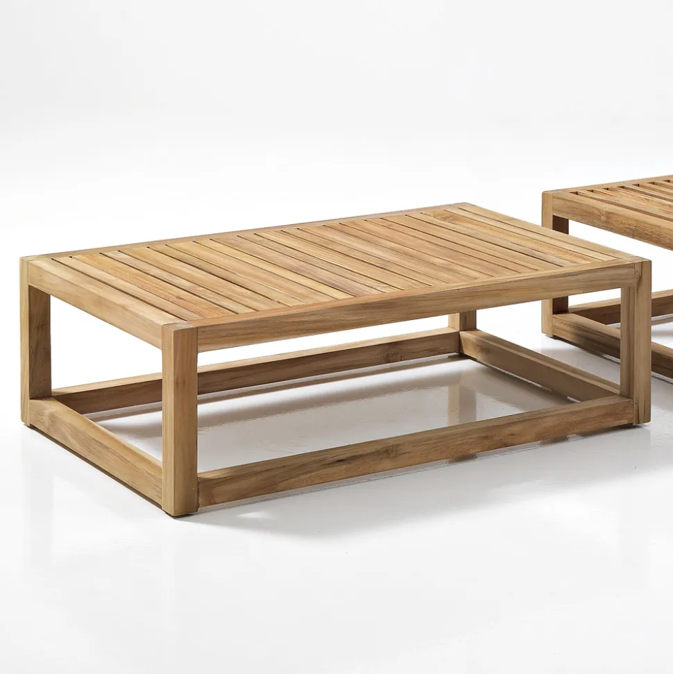 Salotto da Giardino Realizzato in Teak con Cuscini - Circe