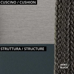 Salotto per il Giardino con Poltrone e Divano in Metallo Made in Italy - Prato
