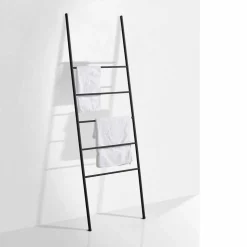 Scala Porta Asciugamani di Design Moderno in Metallo Bianco o Nero – Oppalà