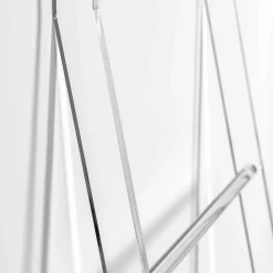 Scala Porta Asciugamani in Plexiglass Trasparente Design 2 Altezze - Asciughina