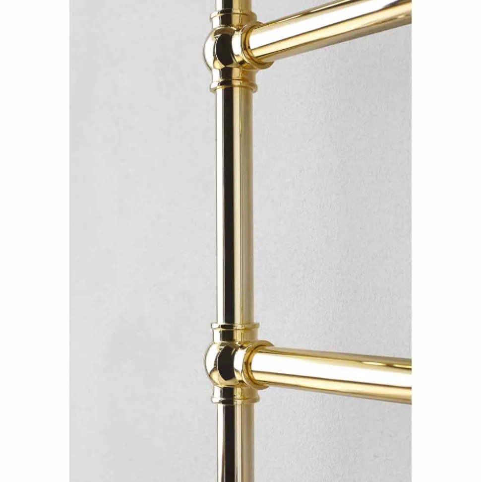 Scaldasalviette Componibile Idraulico Tubo d'Ottone Oro a 311 W - Caesar
