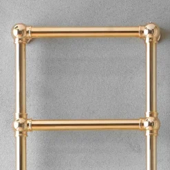 Scaldasalviette Componibile Idraulico Tubo d'Ottone Oro a 311 W - Caesar