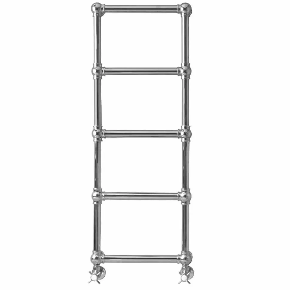 Scaldasalviette Componibile Idraulico Tubo d'Ottone Cromo a 194 W - Caesar