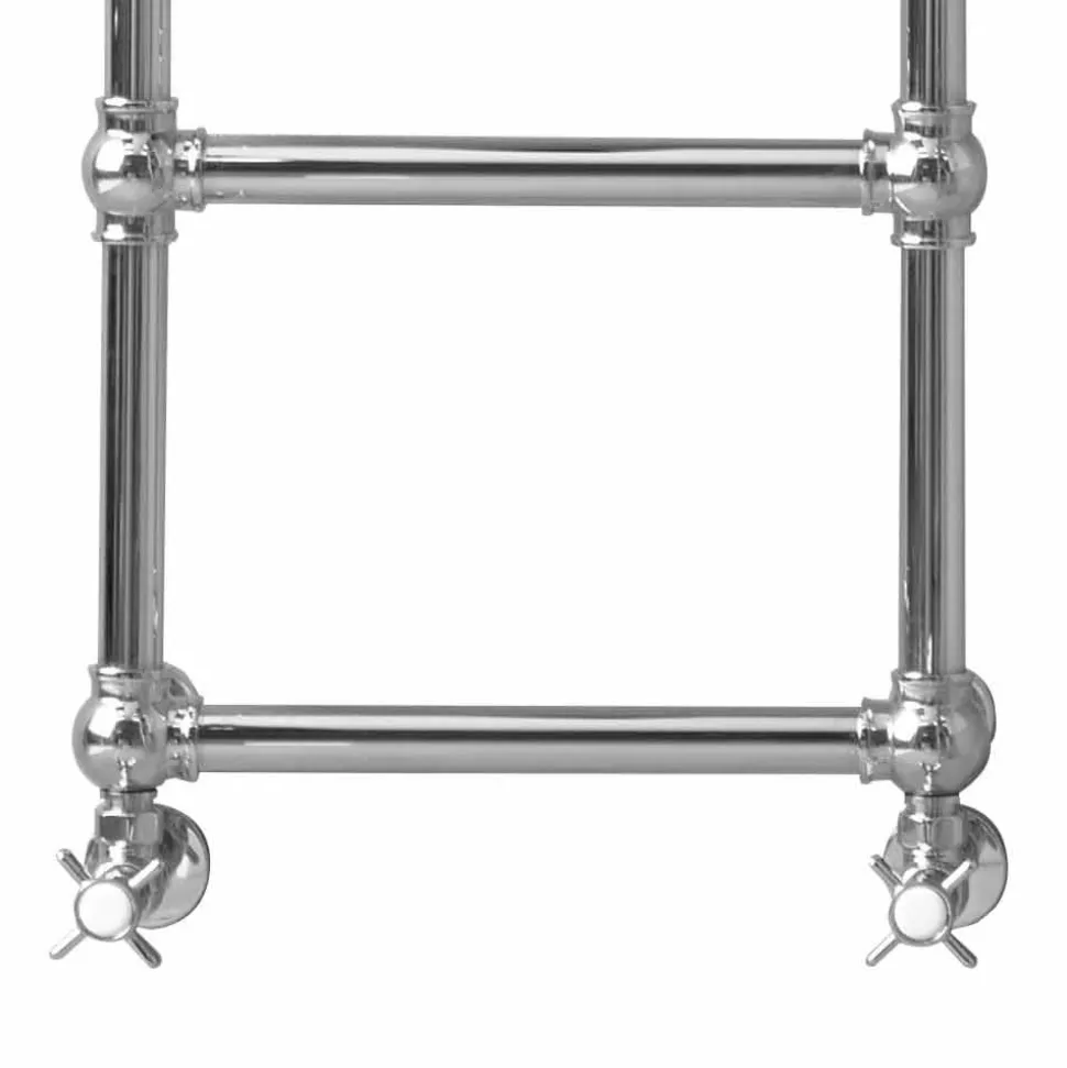 Scaldasalviette Componibile Idraulico Tubo d'Ottone Cromo a 194 W - Caesar