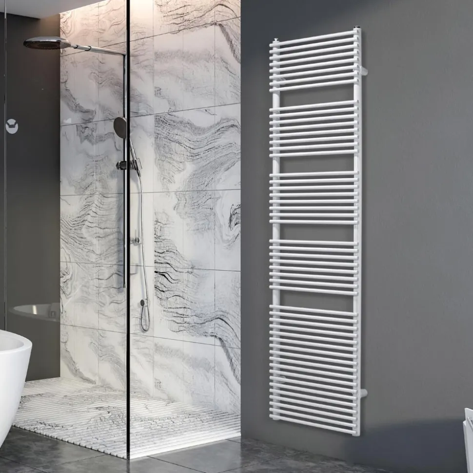 Scaldasalviette con Sistema Elettrico e Struttura in Acciaio Made in Italy - Sciroppo