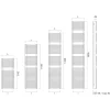 Scaldasalviette con Sistema Misto e Struttura in Acciaio Made in Italy - Sciroppo