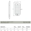 Scaldasalviette di Design a “Tutto Tondo Slim” in Acciaio Made in Italy - Smooth