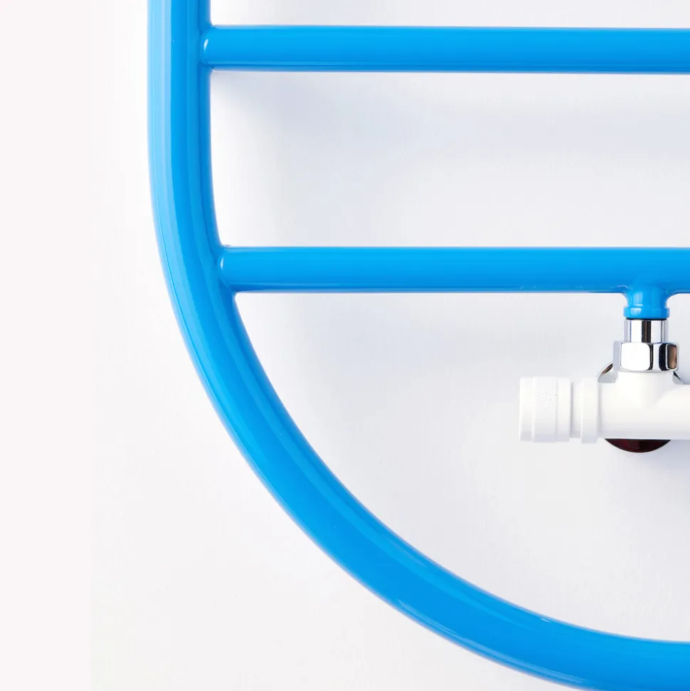 Scaldasalviette di Design a “Tutto Tondo Slim” in Acciaio Made in Italy - Smooth