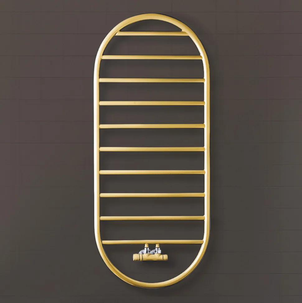 Scaldasalviette di Design a “Tutto Tondo Slim” in Acciaio Made in Italy - Smooth