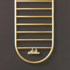Scaldasalviette di Design a “Tutto Tondo Slim” in Acciaio Made in Italy - Smooth