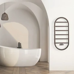 Scaldasalviette di Design a “Tutto Tondo Bubble” in Acciaio Made in Italy - Smooth